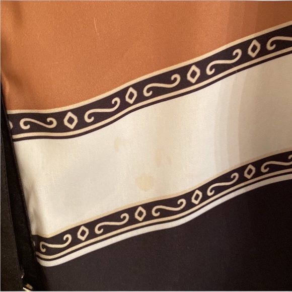 Alberto Makali size XL black & gold long sleeve silky duster - Picture 5 of 7